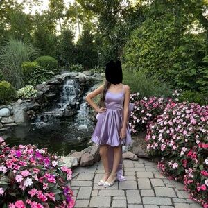Elegant Lavender Dress